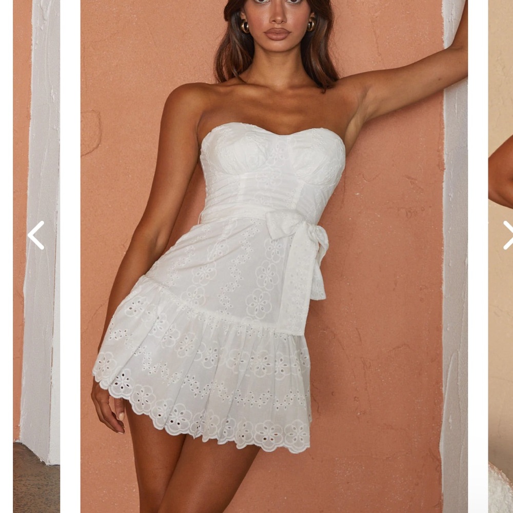 Selfie Leslie Celine Sweetheart strapless Dress size medium